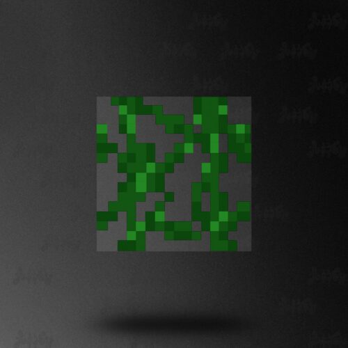 Minecraft ფანჯრის სტიკერი - ხავსი